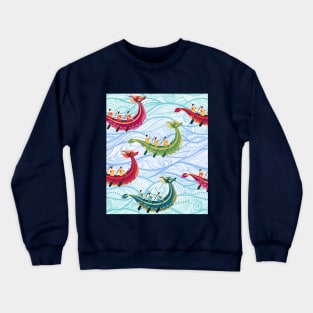 boat race Crewneck Sweatshirt